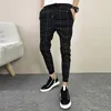 Pantalons pour hommes hommes 2022 Style mode mâle taille élastique loisirs Joggers pantalons de survêtement/hommes haute qualité pur coton serré grille crayon