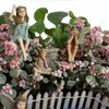 Fairy Garden 6pcs Fairies miniatures Figurines Accessoires pour les fournitures de décoration extérieure ou de maison Drop 2109031996471