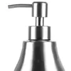 Dispenser di sapone liquido 2 pezzi Testa da cucina Ugello per pompa a mano Manuale in acciaio inossidabile con tubo morbido