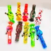 2022 new 7.87'' Acrylic Smoking Hookah Water Pipe Dab Rig Bong Bubble Traveling Pipes Portable Bongs Random Style Color 1 Piece