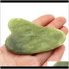 Natural Jade Roller Guasha Skin Scraper Set Stone Firming Antiaging Puffy Eyes Neck Anti Wrinkle Riezv F4Cqt