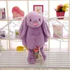 어린이 긴 귀 토끼 토끼 인형 부드러운 박제 동물 잠자는 귀여운 만화 플러시 장난감 어린이 부활절 생일 선물 tt1125