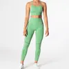 Set sportivi senza cuciture Set da yoga per donna, set da 2 pezzi, tute da jogging per abbigliamento