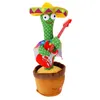 USB charging Dancing cactus Dancer Speaker Repeat Say Talk talking Baby Stuffed Plush plushie Toy children039s toys for girl8733265