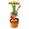 Chargement USB Dancing Cactus Danseur Haut-parleur Répétez Dire Parler Parler Bébé Peluche Peluche Jouet Enfants 039s Jouets pour Girl4589681