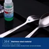 Clé en acier inoxydable cuillère fourchette clé forme vaisselle accessoires de cuisine vaisselle outils de cuisine fourchettes cuillères couverts