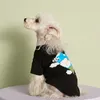 かわいいペットTシャツベスト服雲プリント犬スウェットジャケットアパレルシナウザーパグテディパイパイコスチューム