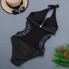 Сексуальный белый Halter вырезать повязку Trikini плавать купальный костюм монокини толчок бразильских купальников женщины купальник 210712