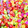 Nail Art Decorations 1000pcs 3D Accessories Mixed Slices Sticker Polymer Clay Fruit Animals Flower DIY Designs Women Manicure Deco5401100