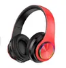 DHL Stock B39 hörlurar trådlösa Bluetooth -hörlurar ledde färgglada andningslampor fällbart headset Stereo pannband med mic supp9709702