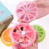 Portable Round Weekly Rotating Pill Box Travel Pill Case Splitter Organizer Medicine Box 7 Dag Pill Cutter Tablet Container