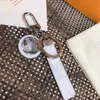 Hoge qualtiy lederen sleutelhanger mode auto sleutelhanger porte clef gift mannen vrouwen souvenirs tas sleutelhangers met doos