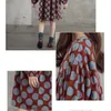 Teen Mädchen Polka Dot Prinzessin Kleid Herbst Koreanische Kinder Kleidung Kinder Mädchen Casual Kleider Mode Baumwolle Kleid, #9128 210317