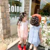 Été Arrivée Filles Mode 2 pièces Costume Top + Shorts Enfants Coréen Designb Ensembles Vêtements Fille 210528
