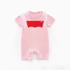 Baby Rompers Boys Designer Drukuj czysty bawełniany wygodny oddychający kombinezon lev10395 nowonarodzony romper1117958