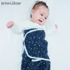 Insular Baby Swaddling Wrap Baumwolle Weiche Säugling Neugeborene Baby Produkte Bebe Decke Swaddle Wrap Blanket Sleepsack 3 stücke Schlafsack