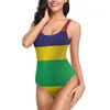 Sexy Bikinis mit Mauritius-Flagge, Damen-Badeanzug, niedrige Taille, bequemes Training, Strandkleidung, M3 Damen-Badebekleidung