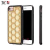 Custodie per cellulari con design a nido d'ape creativo per iPhone 6 7 8 Plus 11 12 13Custodia protettiva per cover posteriore personalizzata antiurto e impermeabile in TPU