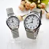 2019 new simple couple wo elderly non waterproof elastic band stainless steel watch women039s Watch7027923