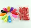 2021 Plastic Nail Art Soak Off Cap Clip UV Gel Polish Remover Wrap Tool Tips voor vingers 10PPCS / SET 11 kleuren