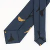 Bow Ties 6cm Cartoon Cotton Slips för herrskjorta mager cravat slipsar handgjorda halsmän kravat homme donn22