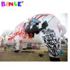 PVC airtight giant inflatable pig balloon with colorful printings outdoor mascot canival animal decoration for parade events