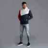 Masculino Hoodies Mens Meetshirt 2020 Streetwear Patchwork Hoody Pullover Preto Branco Hoodie Homens Inverno Fleece Camisolas Roupas H1227