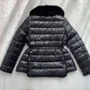 Real Rabbit Fur Coat Winter 90% White Duck Down Jacket Short Down Parka Sash Tie Up Female Warm Down Coats 211120