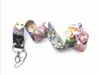 Casual Anime Genshin Impact Keychain Lanyards Straps Bag Badge Holder ID Card Pass Gym Mobiltelefon Badges Hållare Key Rem