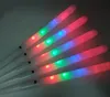 Ny pryl 28*1,75 CM Färgglad LED Light Stick Blixt Glow Soft Candy Stick Blinkande kon För Vokalkonserter Nattfester DHL