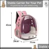 Cat Carriers,Crates & Houses Supplies Pet Home Garden Backpack Breathable Bag Portable Carrier Outdoor Travel Transparent Space For Drop Del