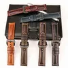 Maikes New Design Vintage Cow Leather Watch Band 20mm 22mm 24mm 26mm Klocka Tillbehör Brun Vaktband för Panerai Watch Strap H0915