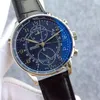 YL motre be luxe hommes montres Shanghai 40mm 7750 chronographe mouvement acier montre de luxe montres-bracelets