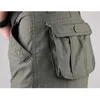 Mannen buiten broek driedimensionale zakken multifunctionele casual herfst broek multi-pocket HSJ88 210715