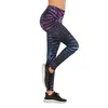 Brand Fashion Legging Ramo di un albero fluorescente Stampa leggins Slim Leggings a vita alta Pantaloni da donna 211221