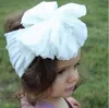 Cute Big Bow Hairband Baby Girls Toddler Kids Lace Elastic Headband Knotted Lace Turban Head Wraps Bow-knot Hair Accessories