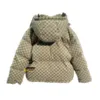 디자이너 럭셔리 여성 클래식 아웃 도어 다운 자켓 겨울 코트 겨울 코트 단색 그리드 두껍게 여자 의류 따뜻한 바람 방전 유니esx 재킷
