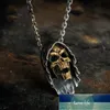 Nuova moda da uomo in metallo punk POP Prime Domain Collana con ciondolo con teschio di morte Collana con gioielli di personalità retrò Collare regalo Prezzo di fabbrica design esperto Qualità Ultima