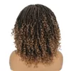 Dreadlock Goddess Faux Locs lockige synthetische Perücke Zöpfe Crochet Twist Ombre Brown für schwarze Frauen Haar hitzebeständig Fiberfactory direkt