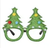 Lunettes de noël père noël, arbre de noël, accessoires Photo, fournitures de décoration de fête, 40 modèles en option BT1159