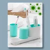Toothbrush sterilizer UV toothbrushs holder household sterilization drying toothbrush rack new a44