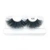 30mm Mink Eyelashes 3D Fluffy Soft False Eyelash Wispy Lashes Big Clear Tray Label Makeup Dramatic Long