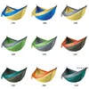 NewoutDoor Parachute Toile Hammock Field Field Field Swing Swing Swiming Lit De Nylon Hamacs avec cordes Carabineuses de Searre10915