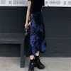 Fashion-retro estilo saia com babados femininos, roupas de rua sexy, estilo imperial, harajuku, combinando tudo, moda, bezerro
