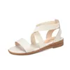 Morazora Size 34-41本革の靴の女性サンダルローヒールウェッジサンダル女性の靴カジュアルな夏の靴210506