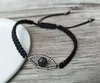 10 st micro bana cz turkiska stil ögonkontakt charm pärlor armband flätat macrame handcraft smycken gåva bg149