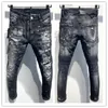 2021 Italiaanse Europese en Amerikaanse mode heren casual jeans hoogwaardige wassing puur handslijpen kwaliteitsoptimalisatie L246V