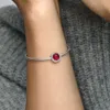 100% 925 Sterling Zilver Roze Rose Charms Fit Originele Europese Charme Armband Mode Vrouwen Bruiloft Sieraden Accessoires