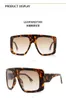 Солнцезащитные очки квадратные элегантные женщины -дизайнер Италия так легкие 1 женские женские винтажные оттенки Eyewear275M