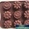 새로운 실리콘 꽃 장미 초콜릿 케이크 비누 금형 베이킹 트레이 금형 비 스틱 실리콘 케이크 금형 젤리 및 캔디 금형 3D 공장 가격 전문가 디자인 품질